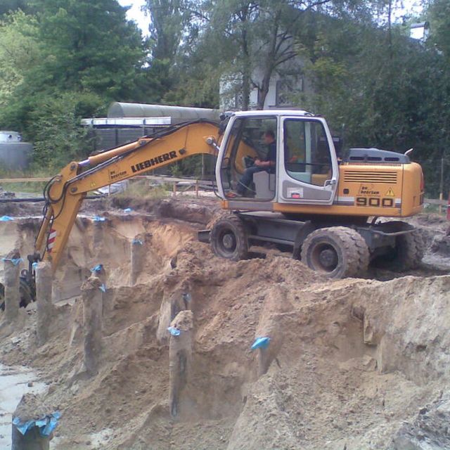 Ontgraven bouwput