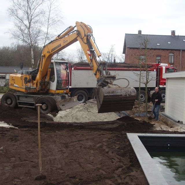 Grondwerken tuin