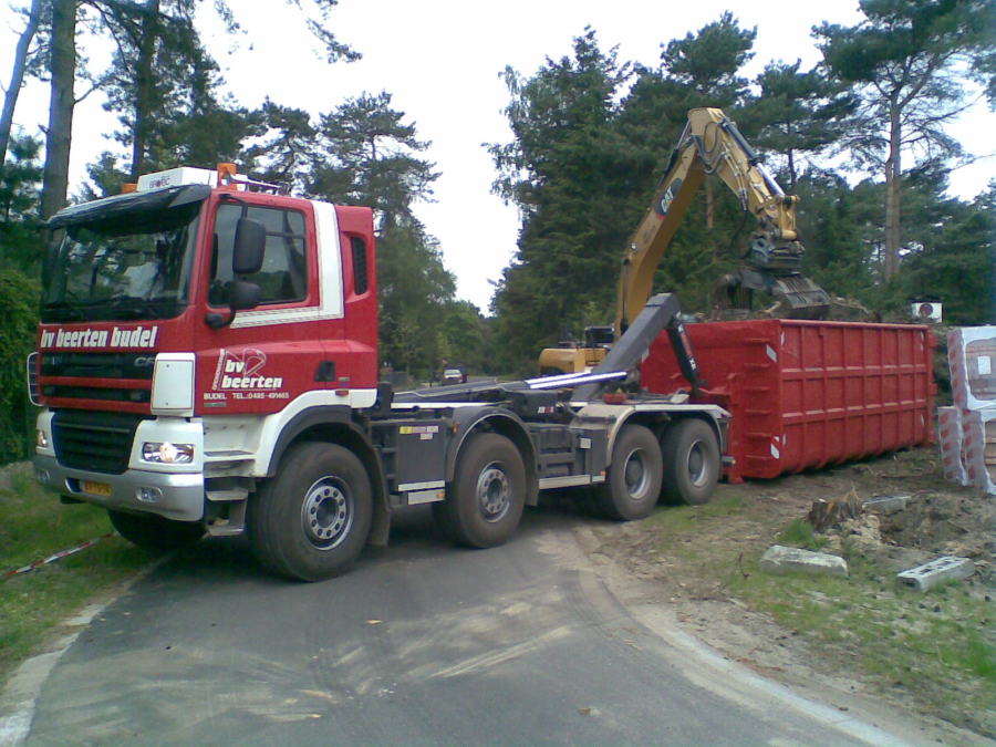 Containerwagen laden