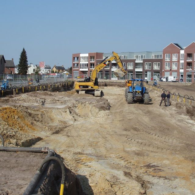 Grondwerken bouwput